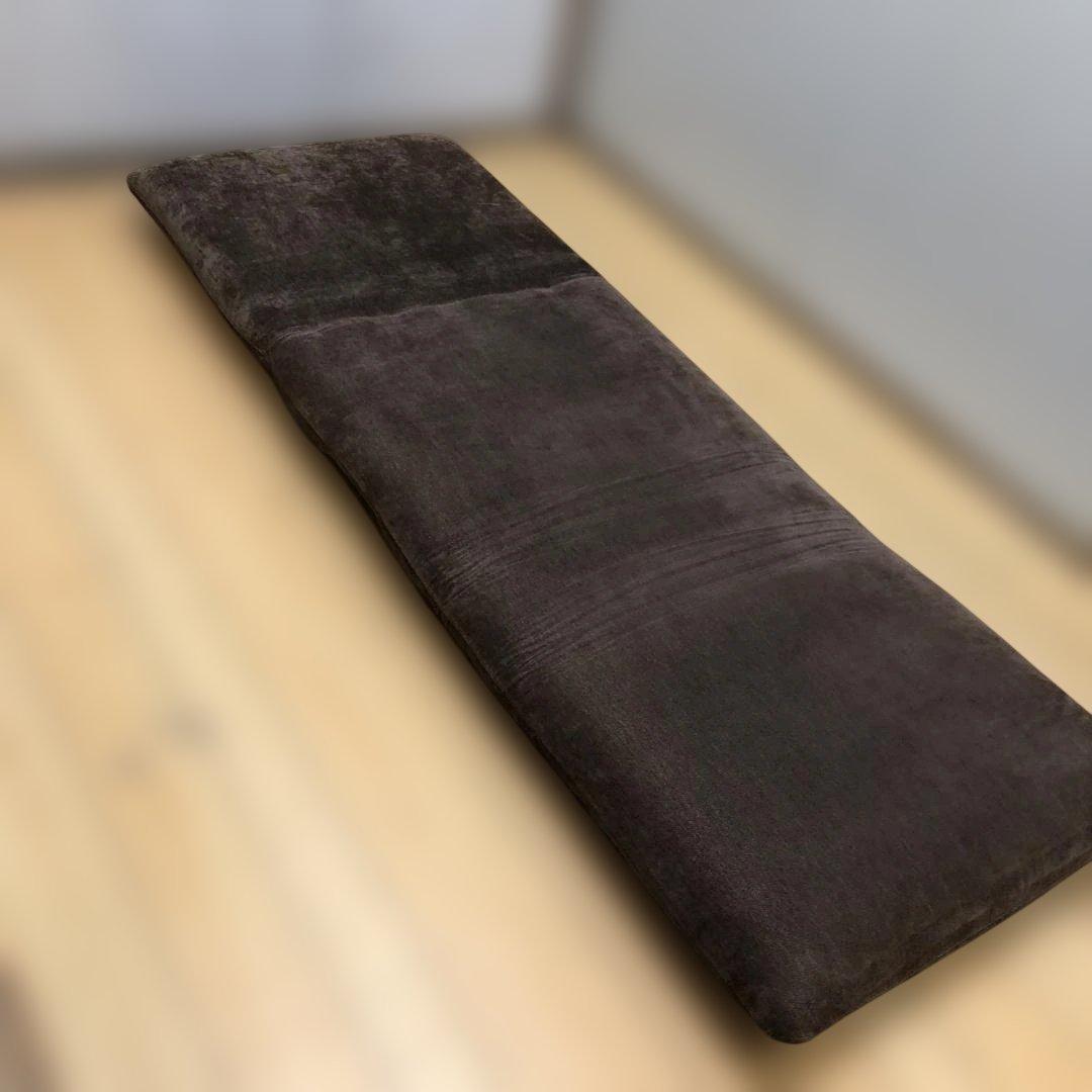 送料無料 ブラウン 座椅子 ソファベッド リクライニング　250811-4