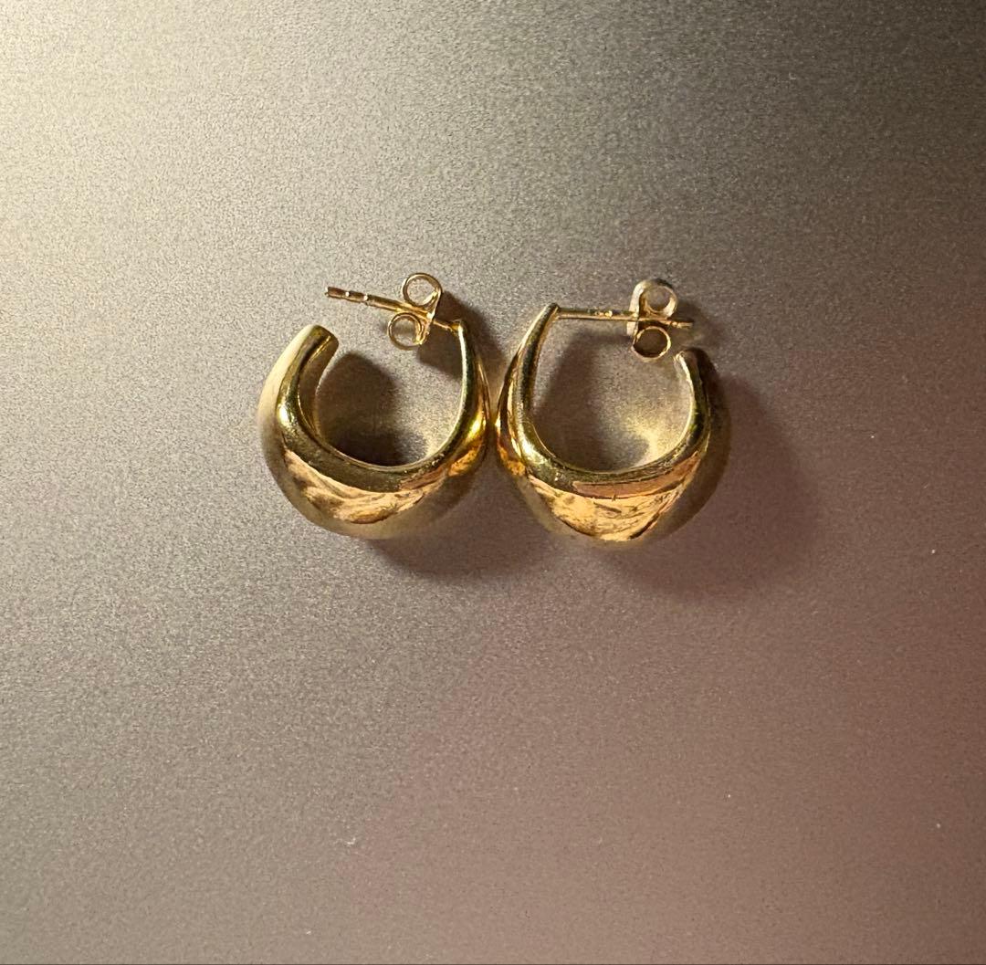 LEMAIRE ゴールド DROPピアス　両耳用