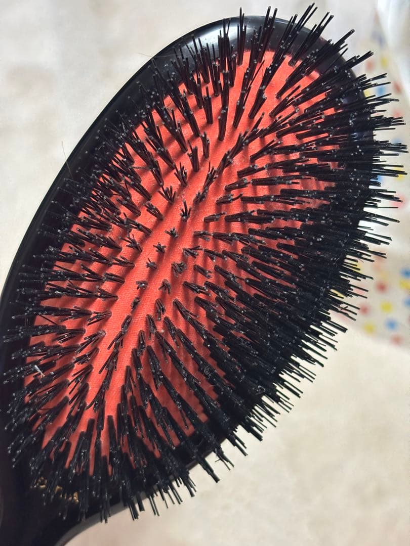 Mason Pearson ヘアブラシ Extra 黒・赤