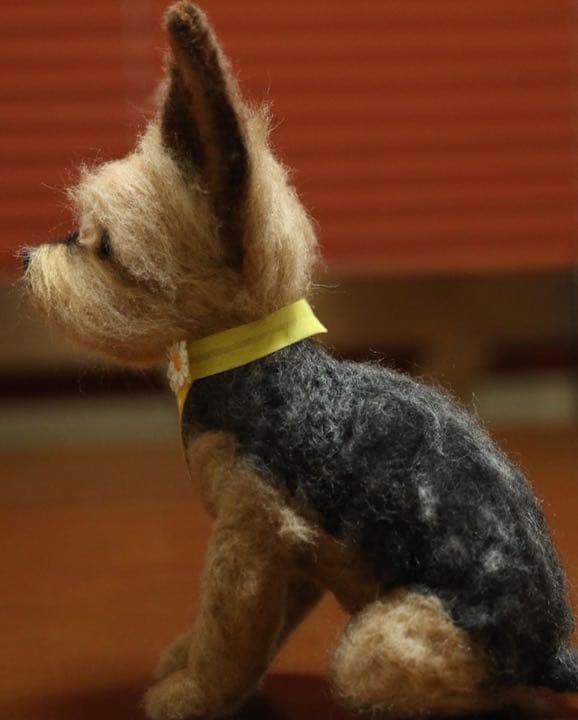 羊毛フェルト　ヨークシャーテリア