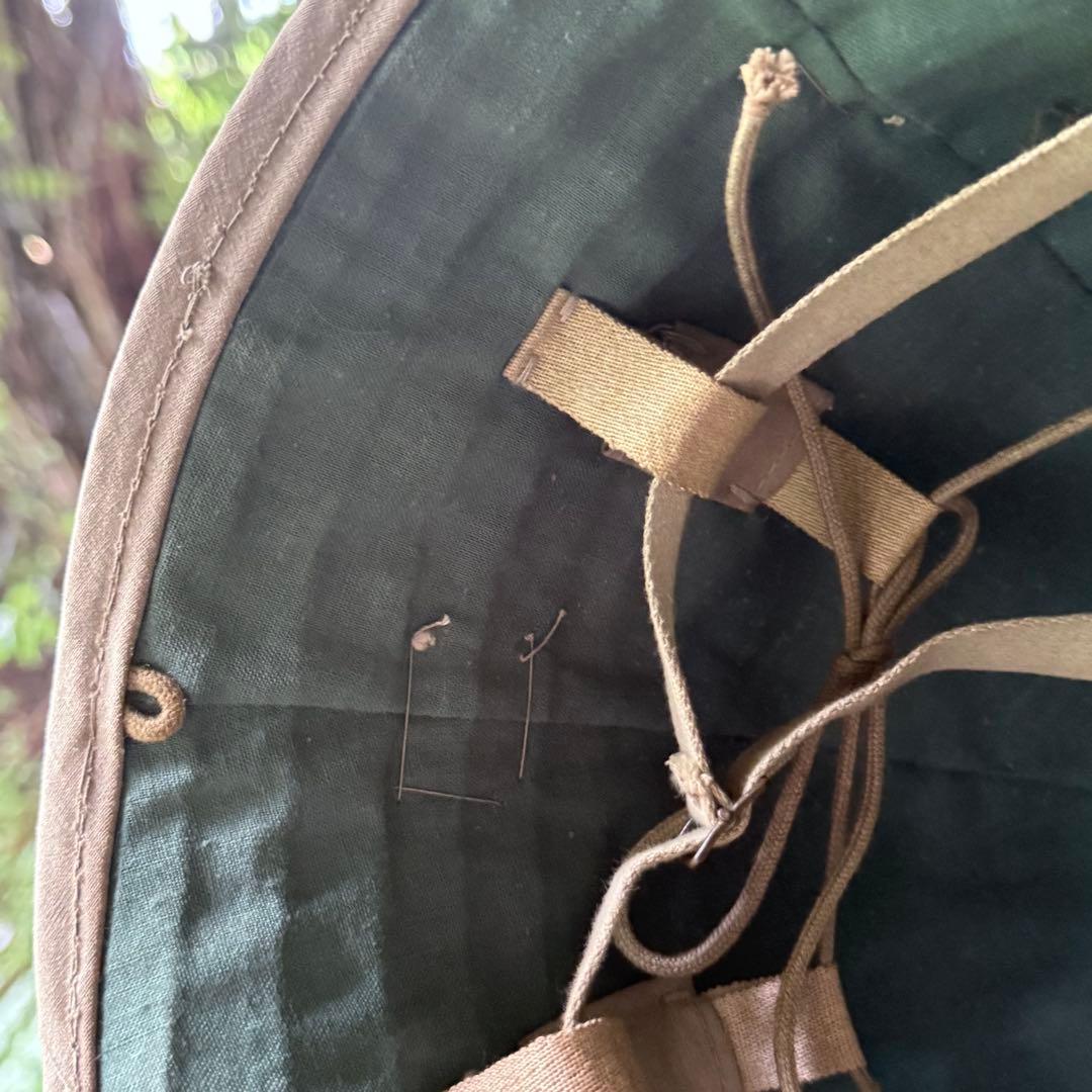 2164様感謝‼️昭和17年ブッシュヘルメット布製　士官　大日本帝国旧日本軍帽一点