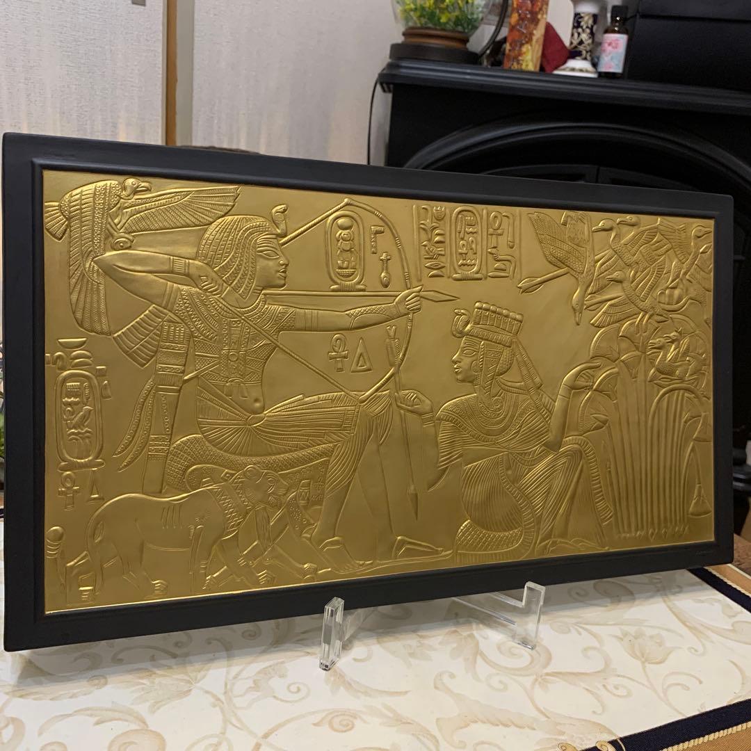 希少　ウェッジウッド ジャスパー　ブラック　エジプシャン　プラーク　陶板　額