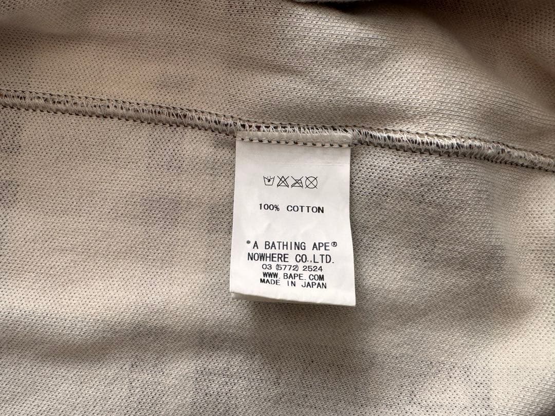 APE エイプ パーカー チェック キムタク M BAPE レア ブラウン 茶