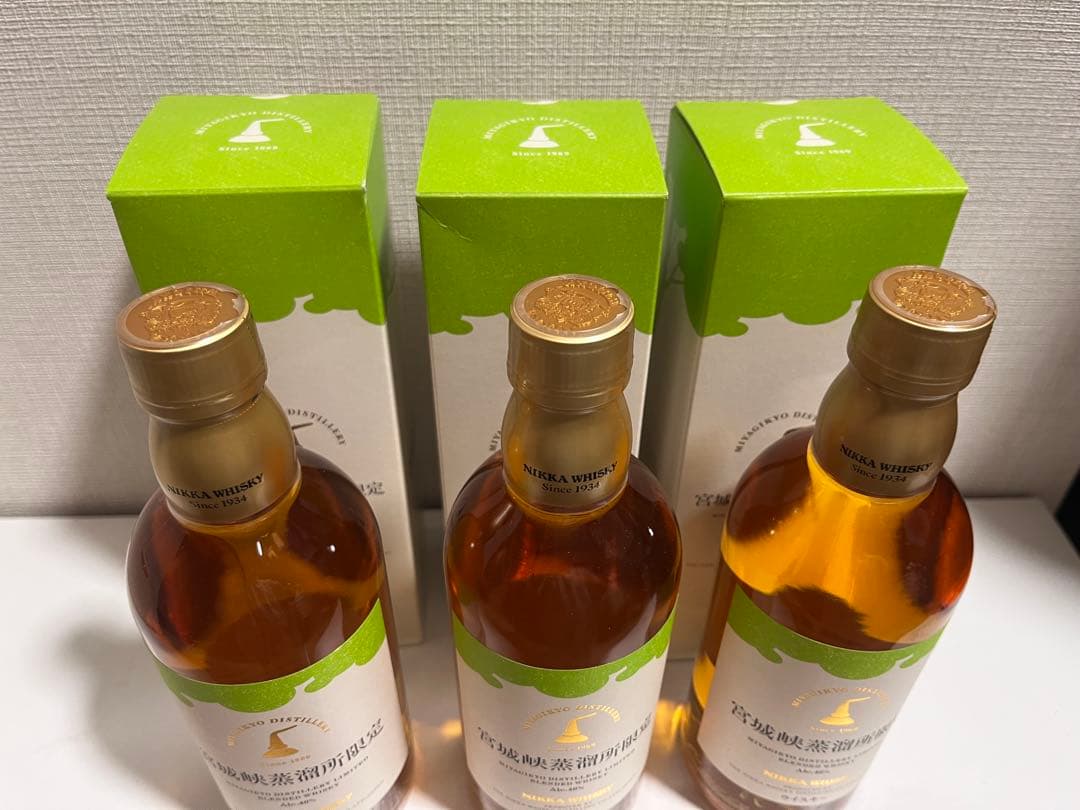 NIKKA 宮城峡蒸溜所限定 3本セット　ブレンデッド　ウイスキー　500ml