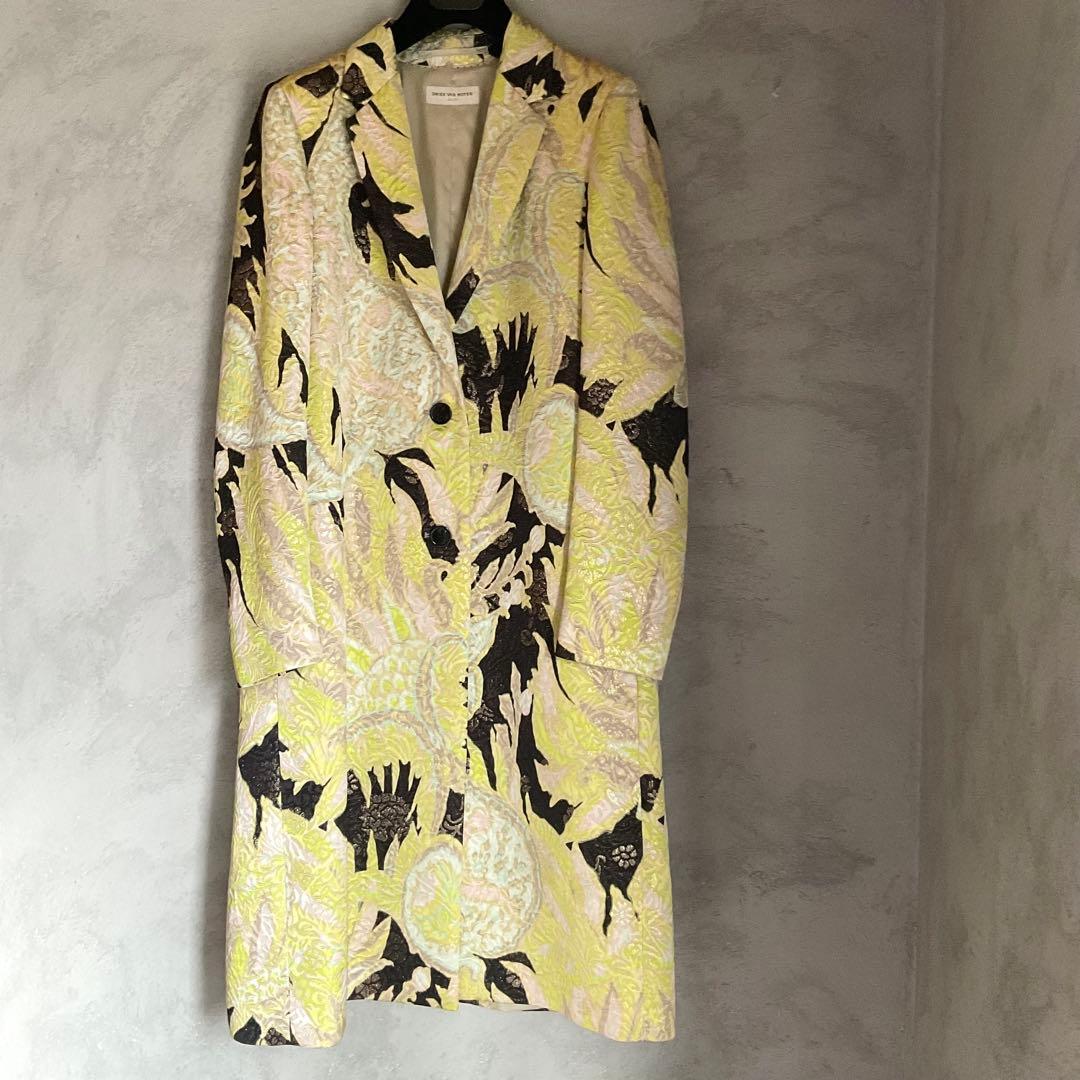 DRIES VAN NOTEN ジャカードコート