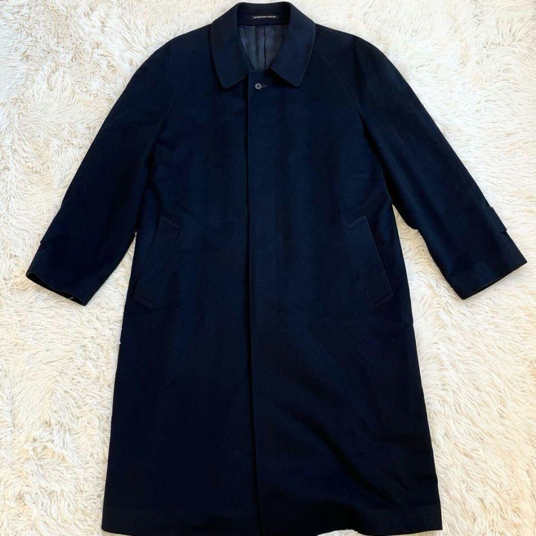 【美品】Loro piana ロロピアーナカシミヤ100% ロングコート 黒