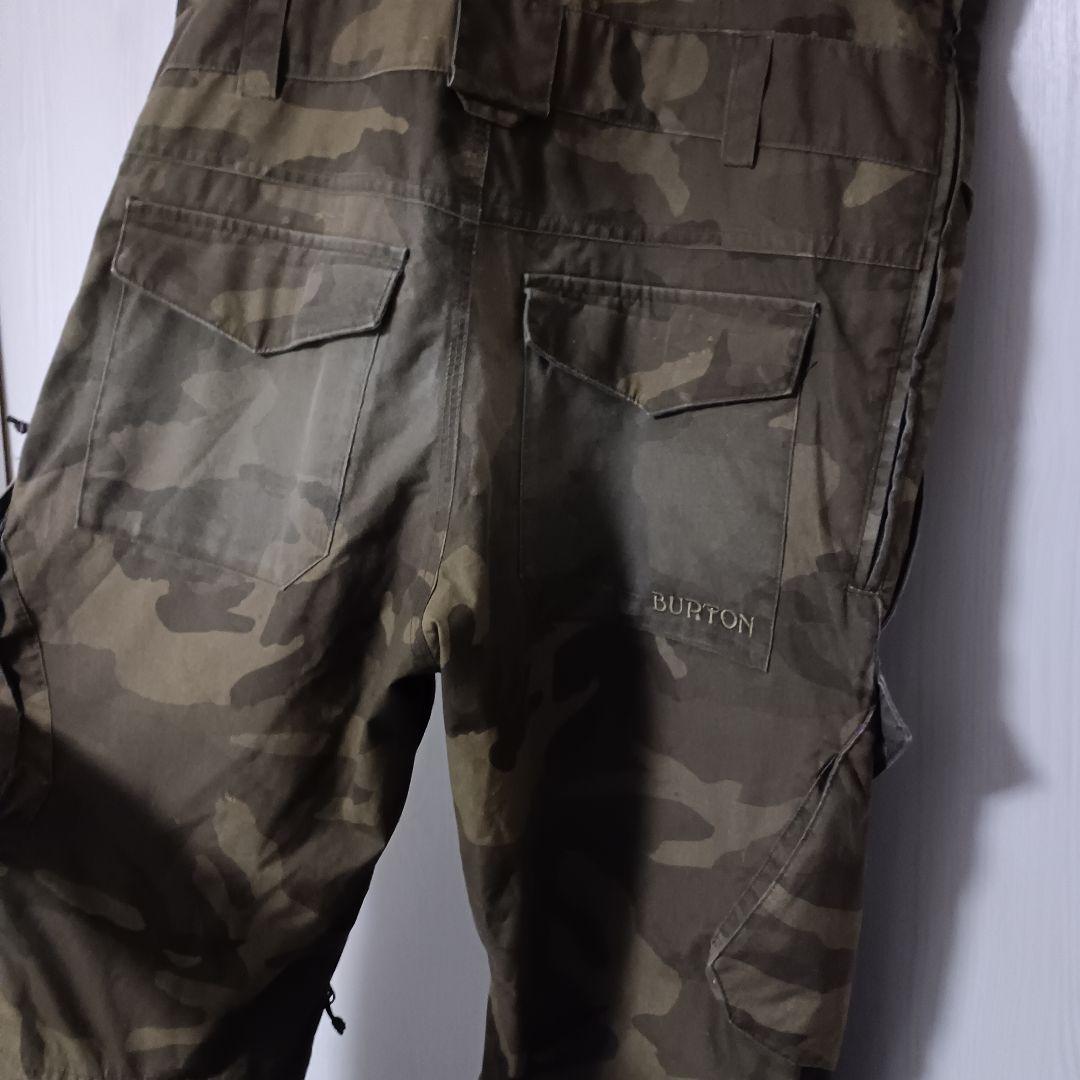 バートン　ウェア　L　黒　ビブパンツ　セット　上下　スノボー　迷彩