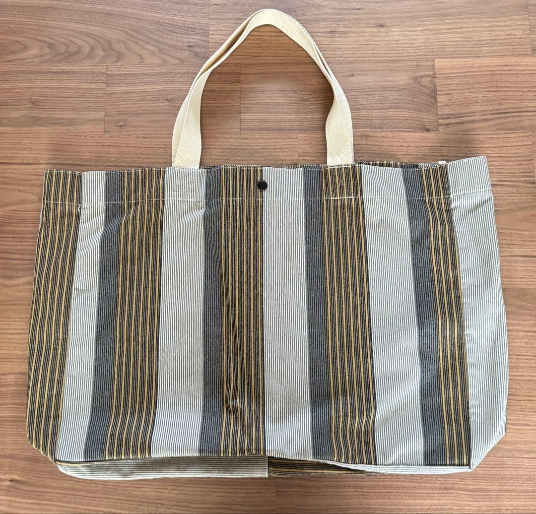 岩*明様 Stussy ステューシー　ストライプ トートバッグ 大
