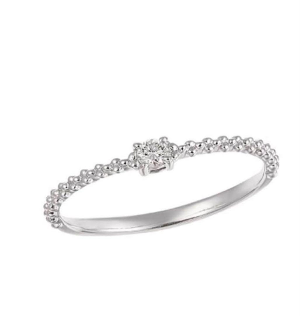 ジュエリーツツミ K10 ダイヤモンドリング