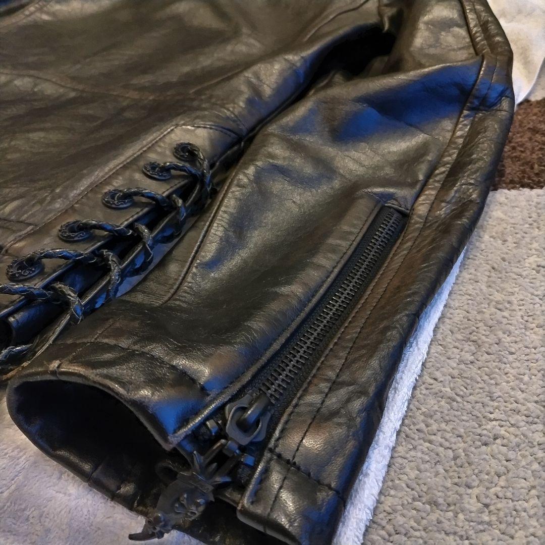 Ｒｏｅｎブラック シングルライダースジャケット ディアスキン