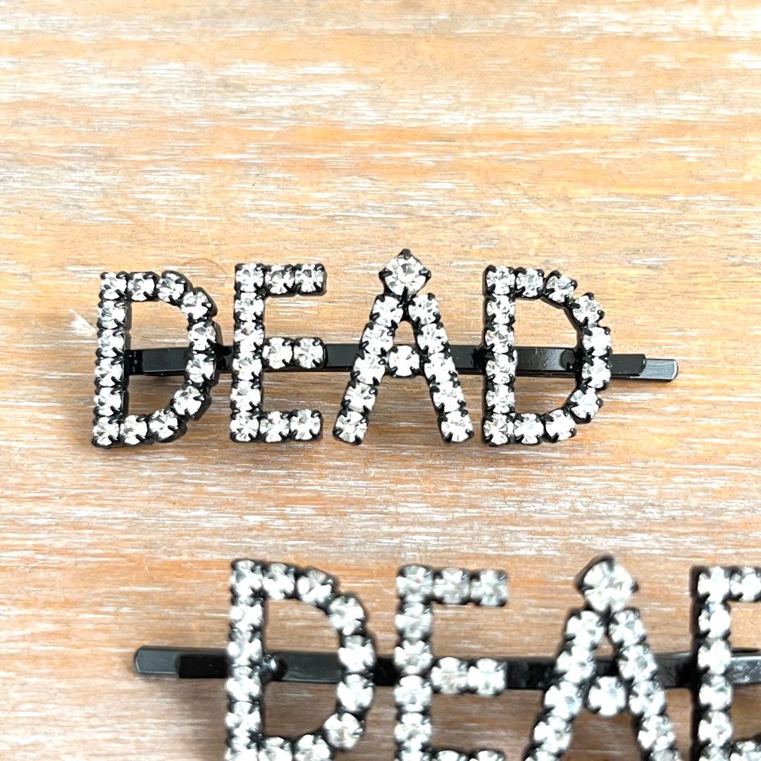 【新品】ASHLEY WILLIAMS❤︎DEADクリスタルヘアピン2個セット