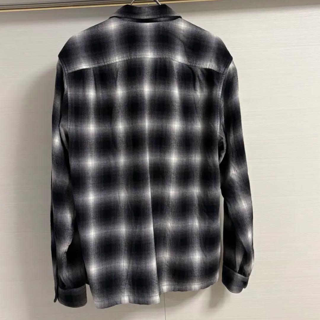 トップス Supreme Shadow Plaid Flannel Zip Shirt