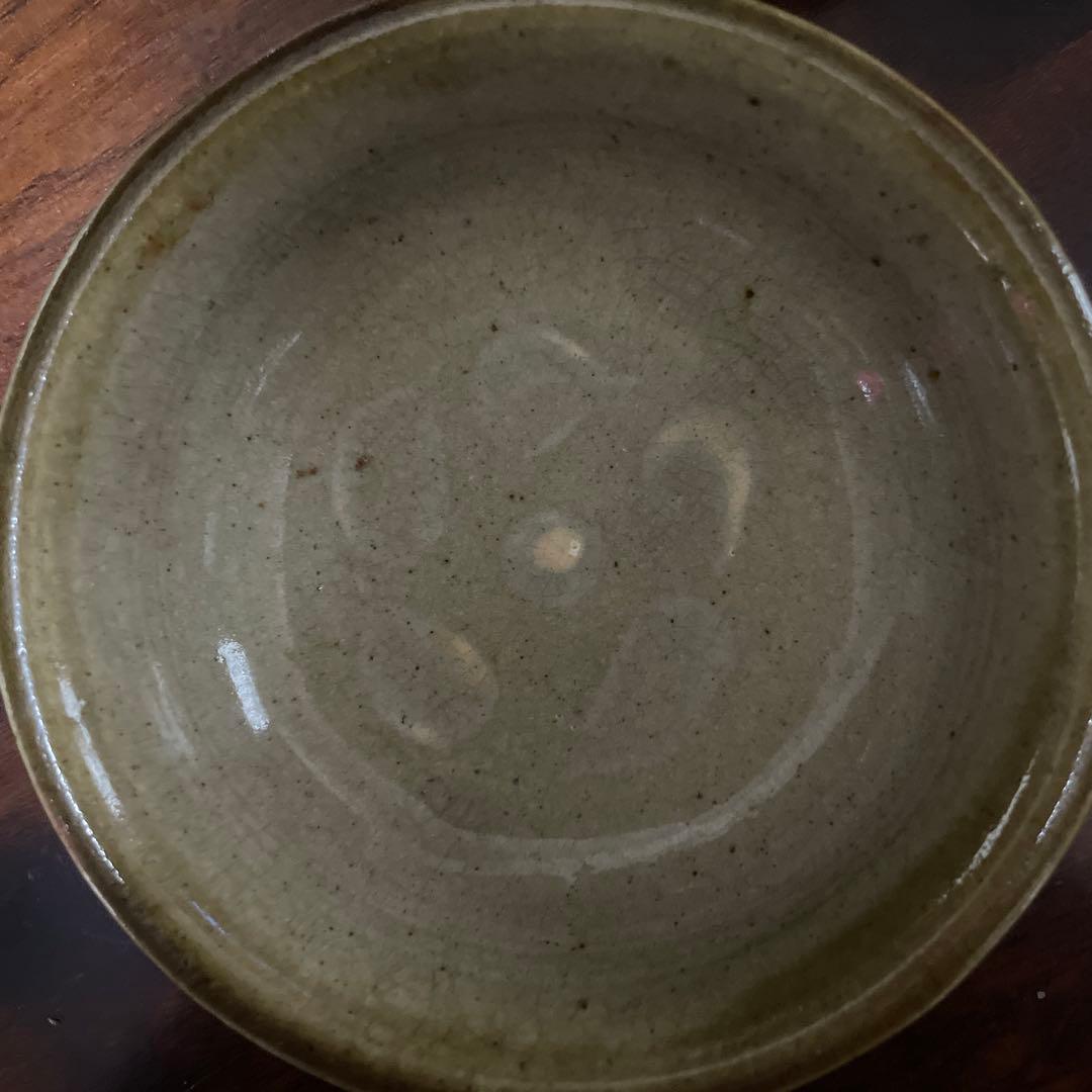 陶器製 花模様の器 3個セット