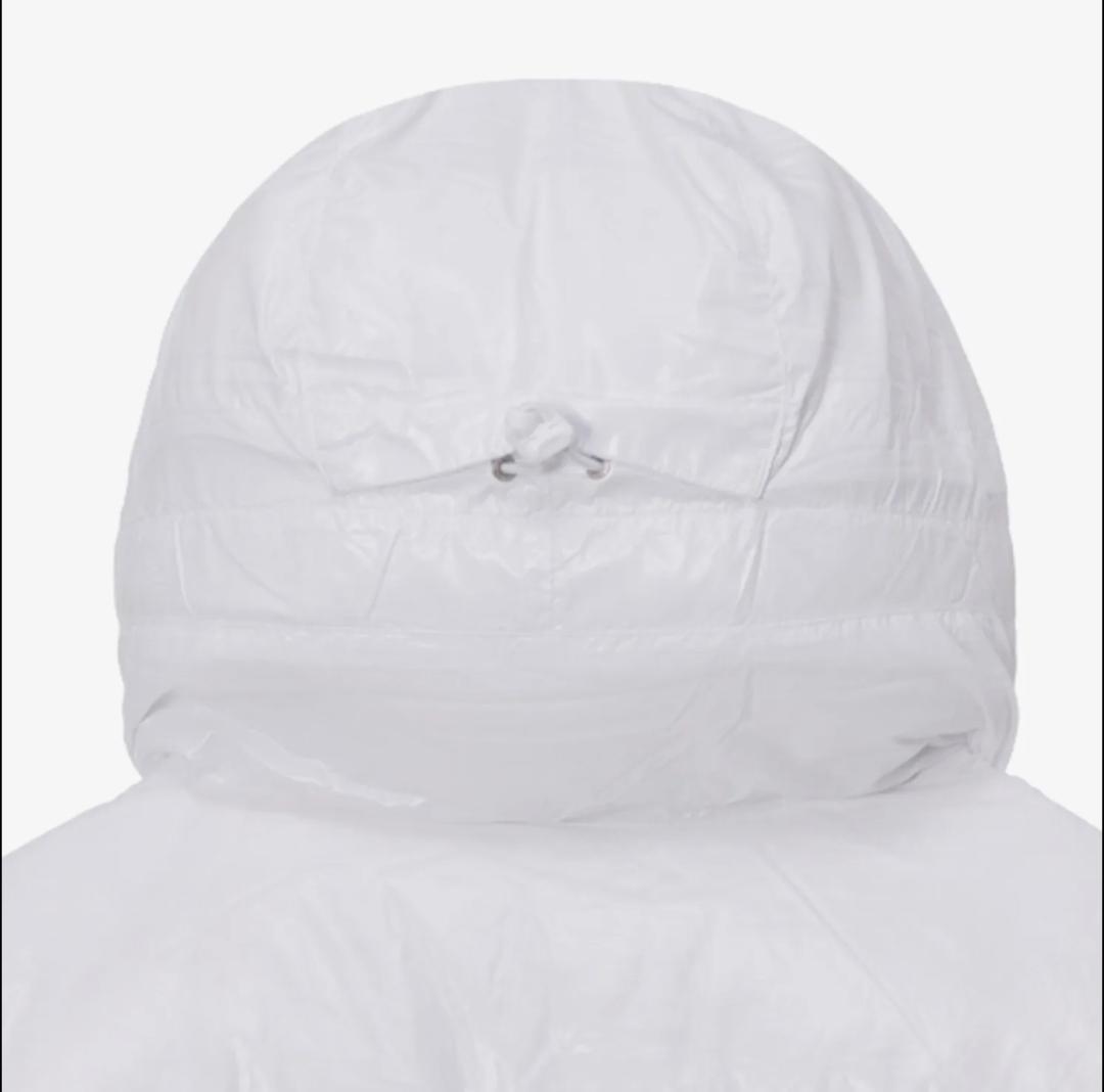 【韓国限定】ノースフェイス ショートダウン グロッシー ジャケット 白 M