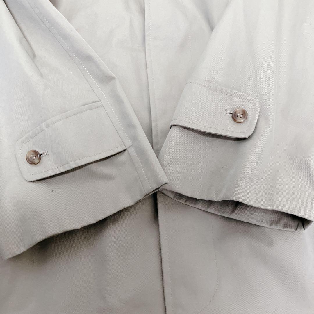 Aquascutum ステンカラーコート ベージュ ハウスチェック イギリス製