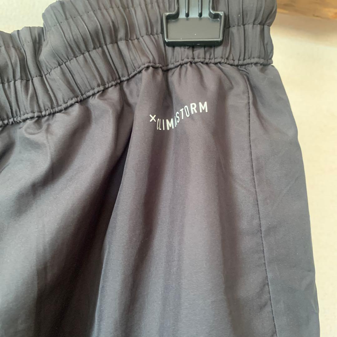 adidas ウィンドブレーカー上下セット　ブラック　裏地付きLサイズ