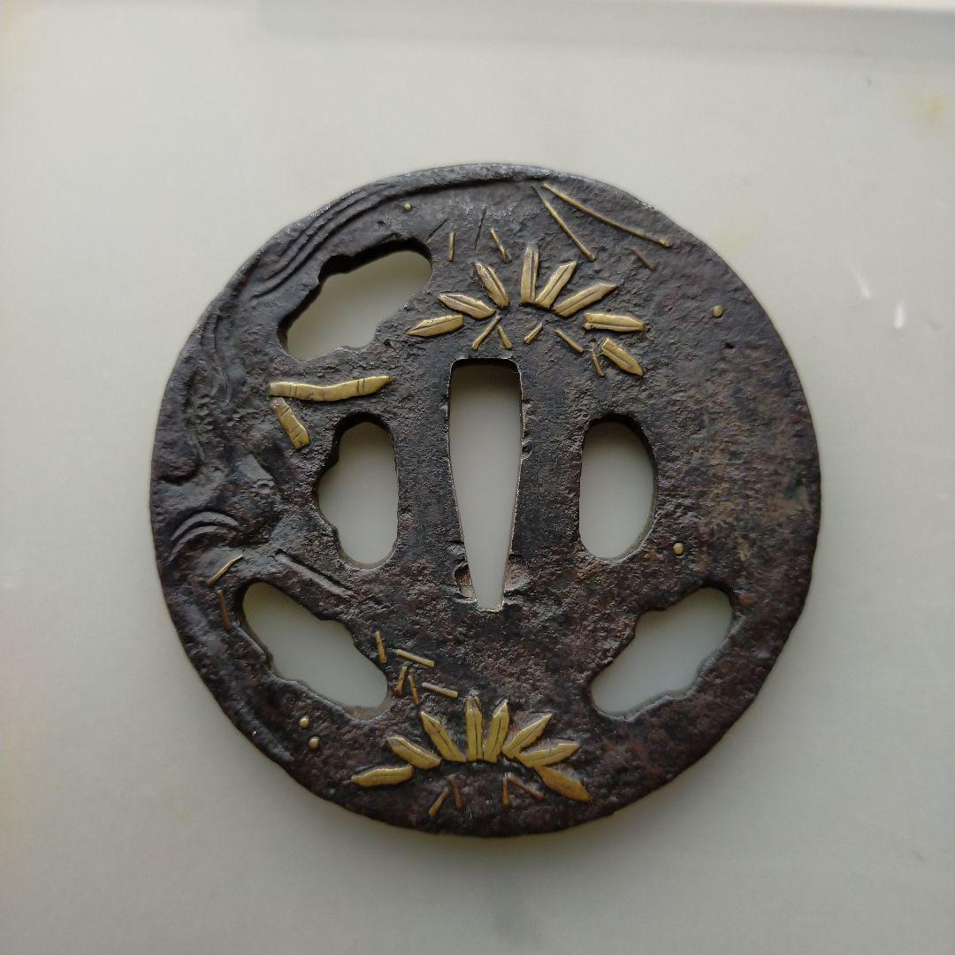 鍔、刀、日本刀、武具、刀装具、骨董品、アンティーク、古美術、美術品