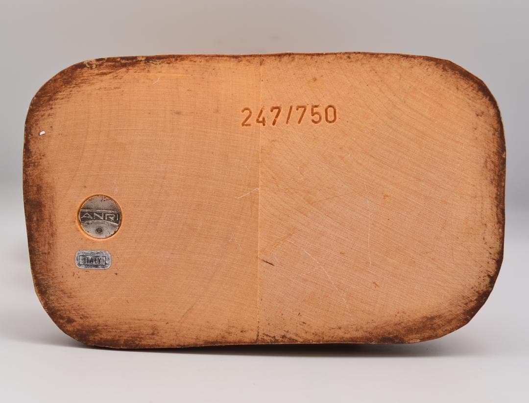 春の散歩　アンリ　ANRI　限定品　木彫り人形　イタリア　高さ20ｃｍ