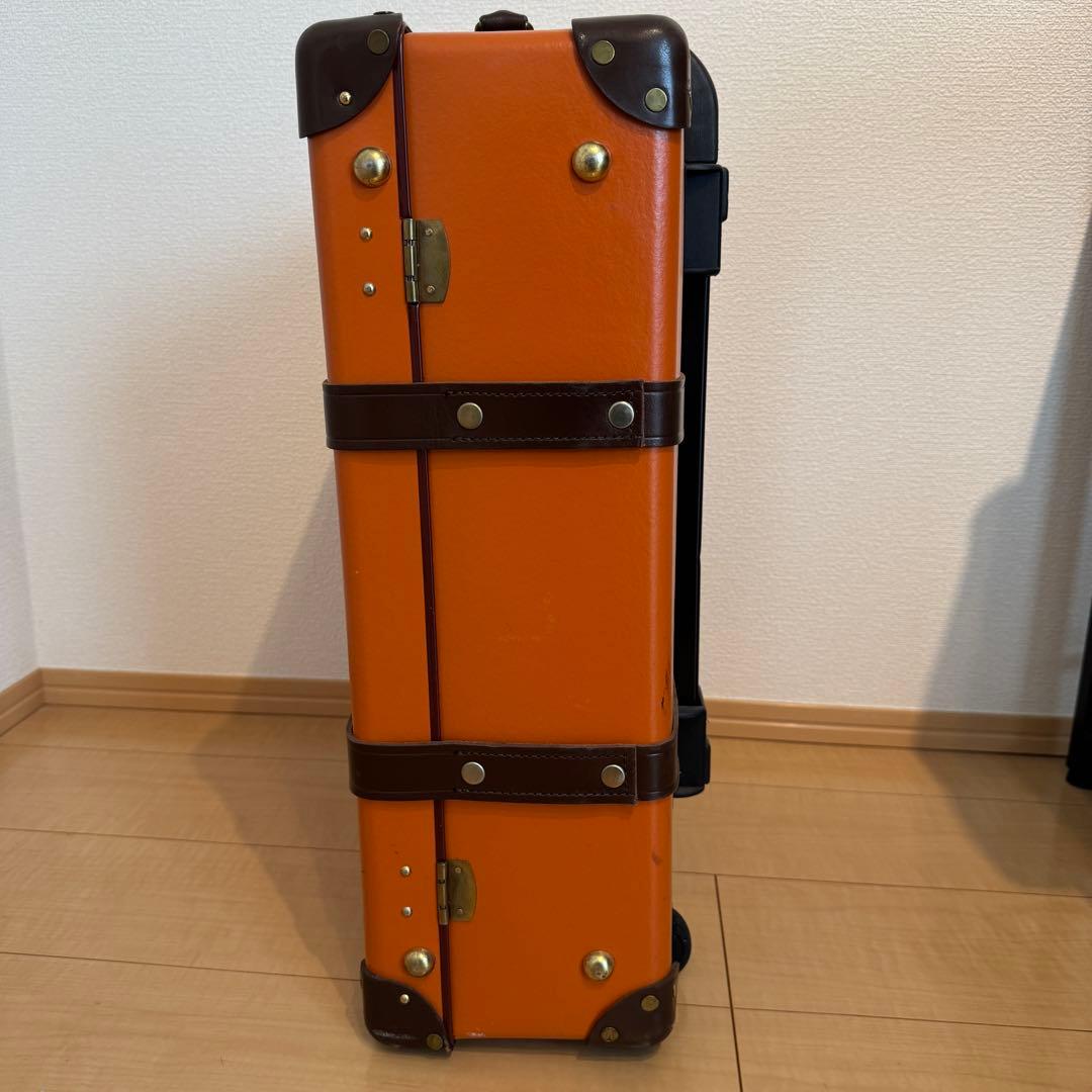 グローブトロッター センテナリー キャリーオン 2輪 オレンジ/ブラウン