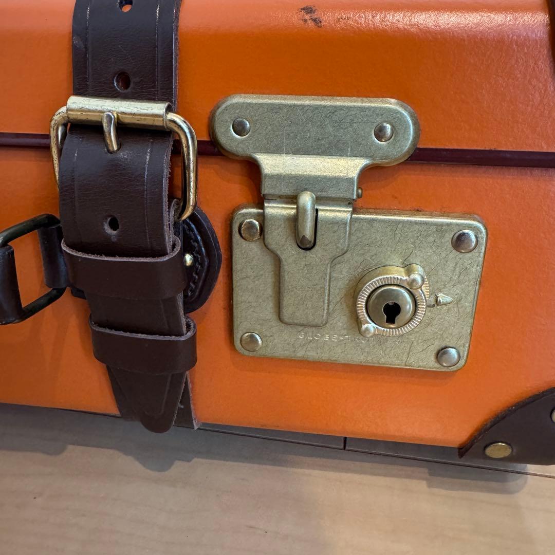 グローブトロッター センテナリー キャリーオン 2輪 オレンジ/ブラウン