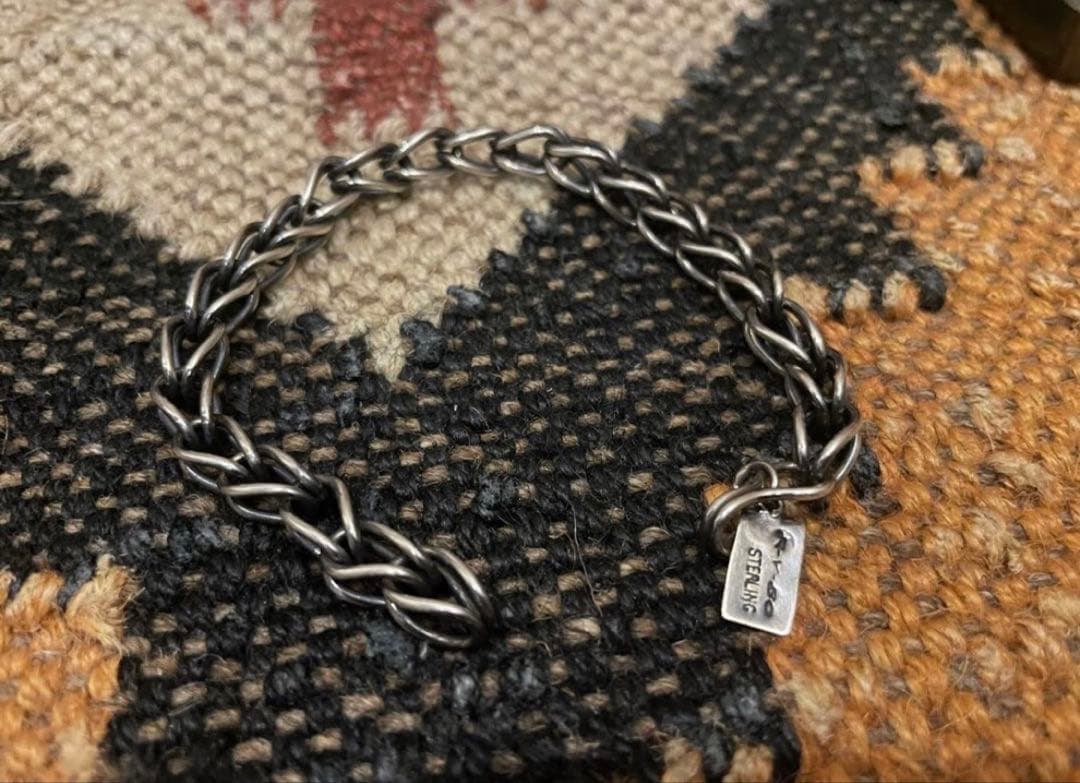 スティーブアルビソ　シングルマネーチェーン　インディアンジュエリー