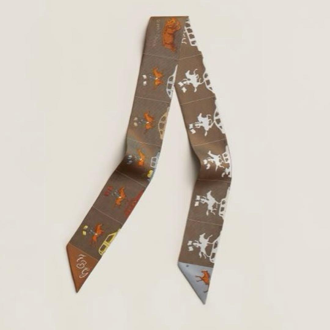 エルメス　ツイリー　ブラウン