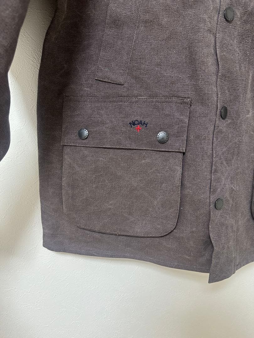 男女兼用 Barbour × Noah キャンバス ビデイルジャケット