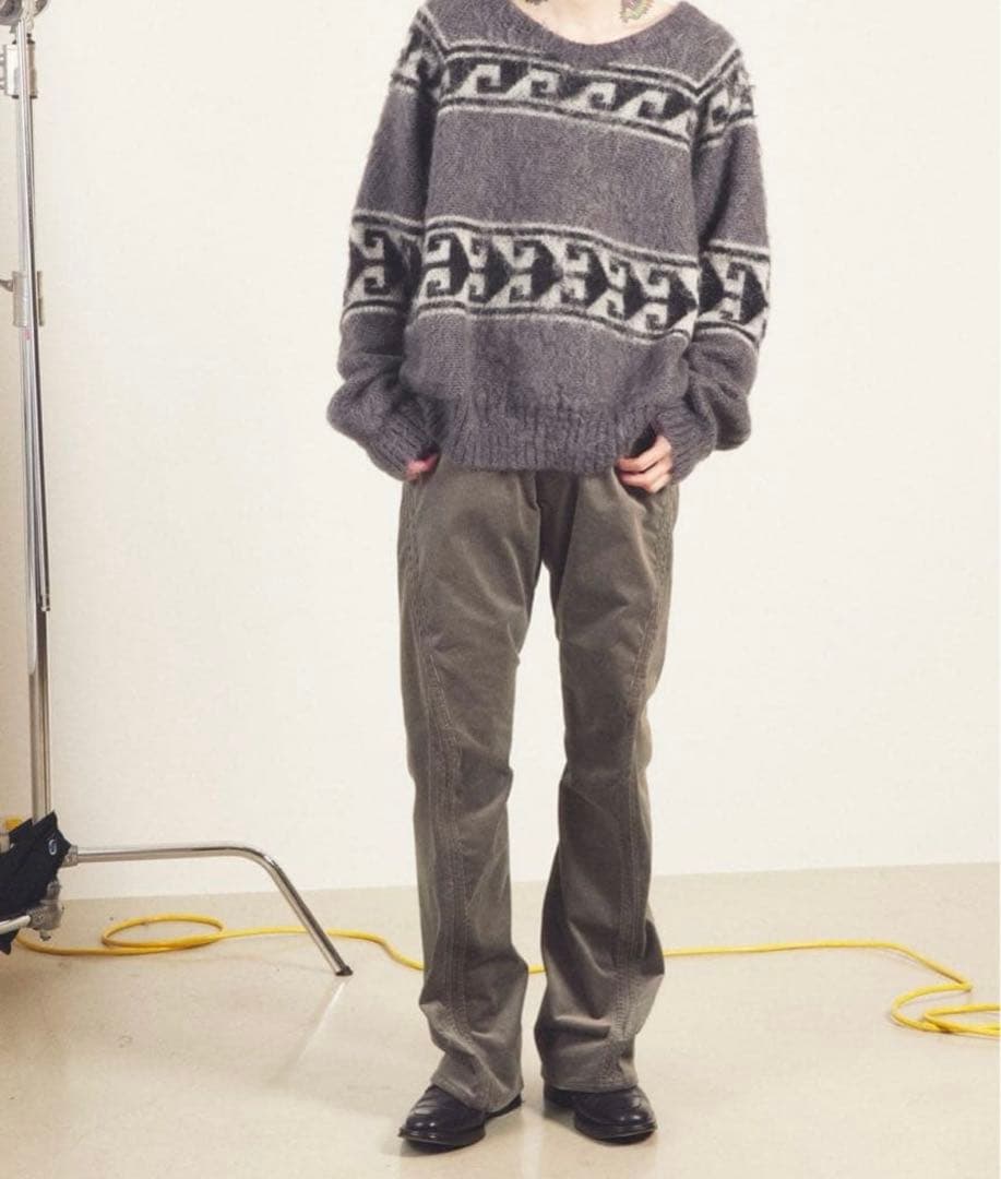 NVRFRGT　コーデュロイパンツ brown