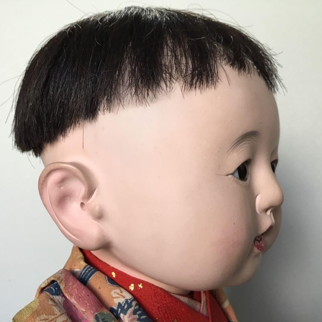 古い人形◆お座り人形◆紙箱入り 抱き人形 昭和レトロ 日本人形