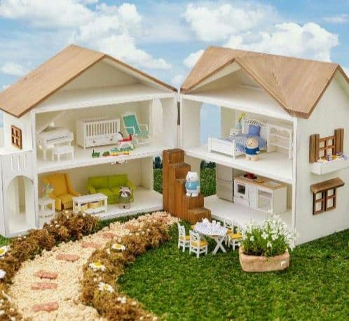 salut! サリュ tinytownの大きなおうち 木製 ドールハウス