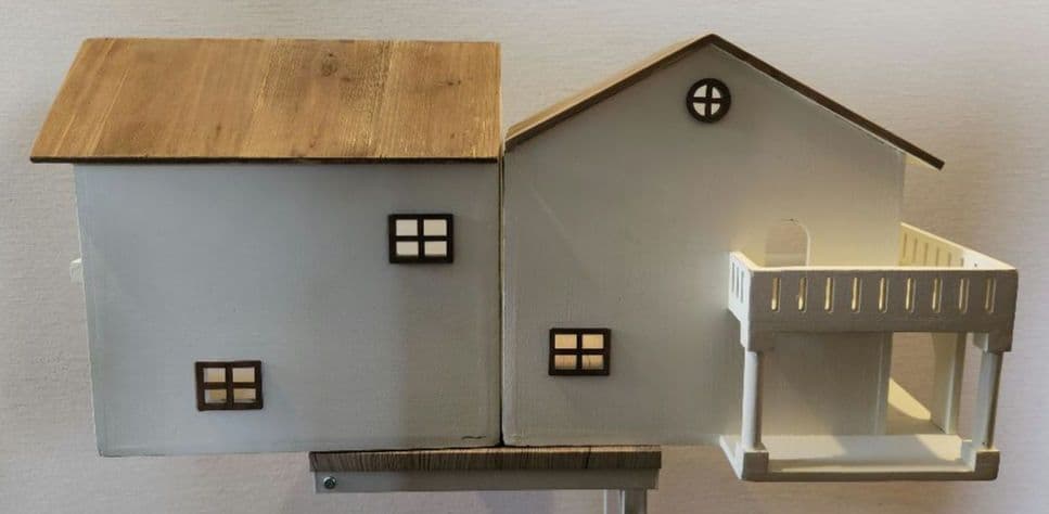 salut! サリュ tinytownの大きなおうち 木製 ドールハウス