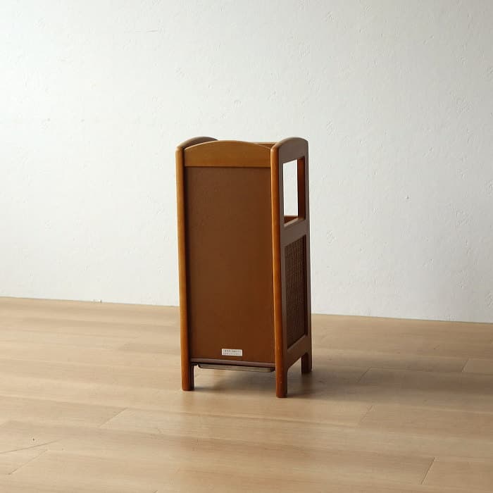 カリモク 傘立て レトロ ヴィンテージ ラック ラタン