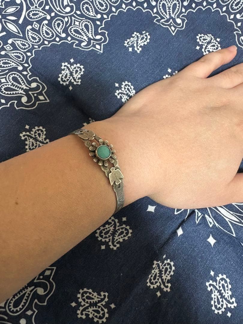 1940’s 〜50sナバホ バングル　サンダーバードスターリングシルバー