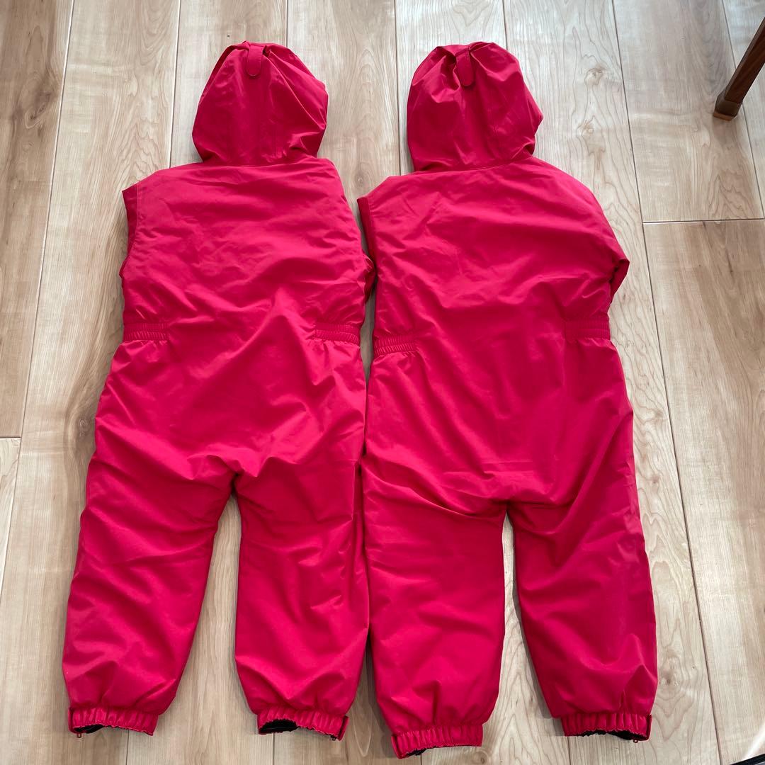 mont-bell ピンク　スキーウェア 90 双子