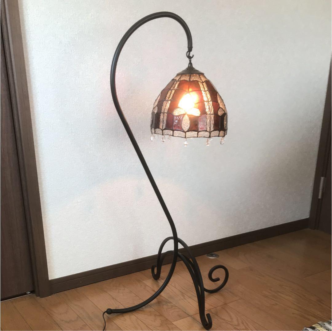 ステンドグラス 照明スタンド