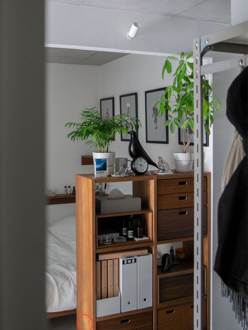 MUJI スタッキングシェルフ 3段 × 2列 ウォールナット セット