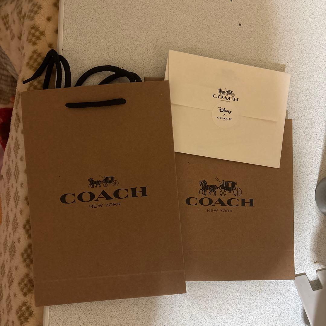 COACH ブラック 二つ折り財布ダビーミディアムウォレット