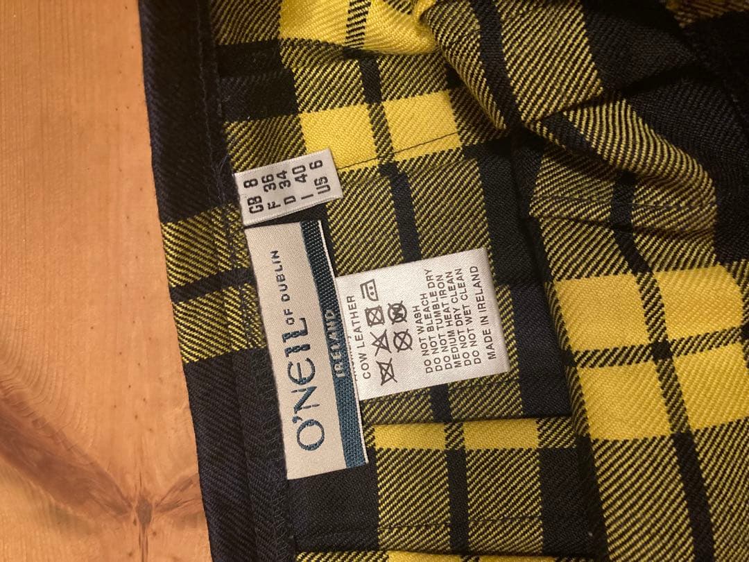 O’NEIL OF DUBLIN オニールオブダブリン ウール キルトスカート