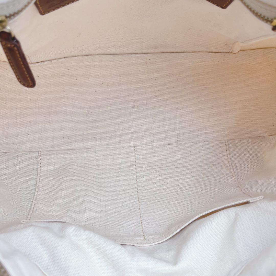 【未使用級】felisi 肩掛け イタリア製 トートバッグ ベージュ