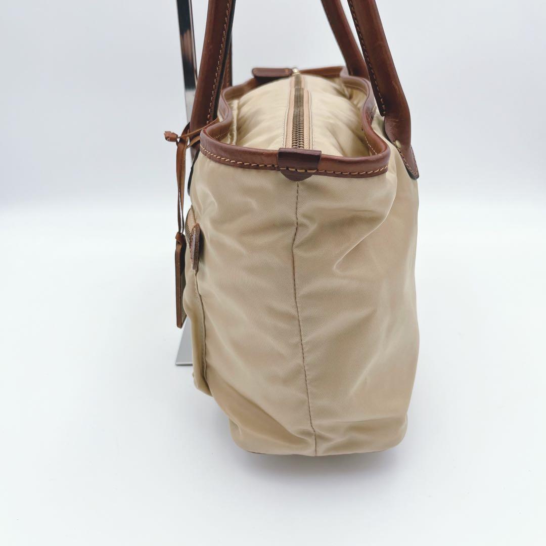 【未使用級】felisi 肩掛け イタリア製 トートバッグ ベージュ