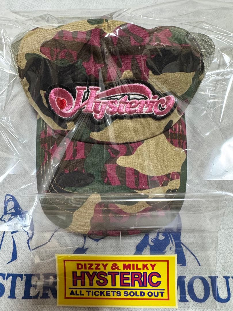 大人気！ヒステリックグラマー メッシュキャップ【WOODLAND HYS】
