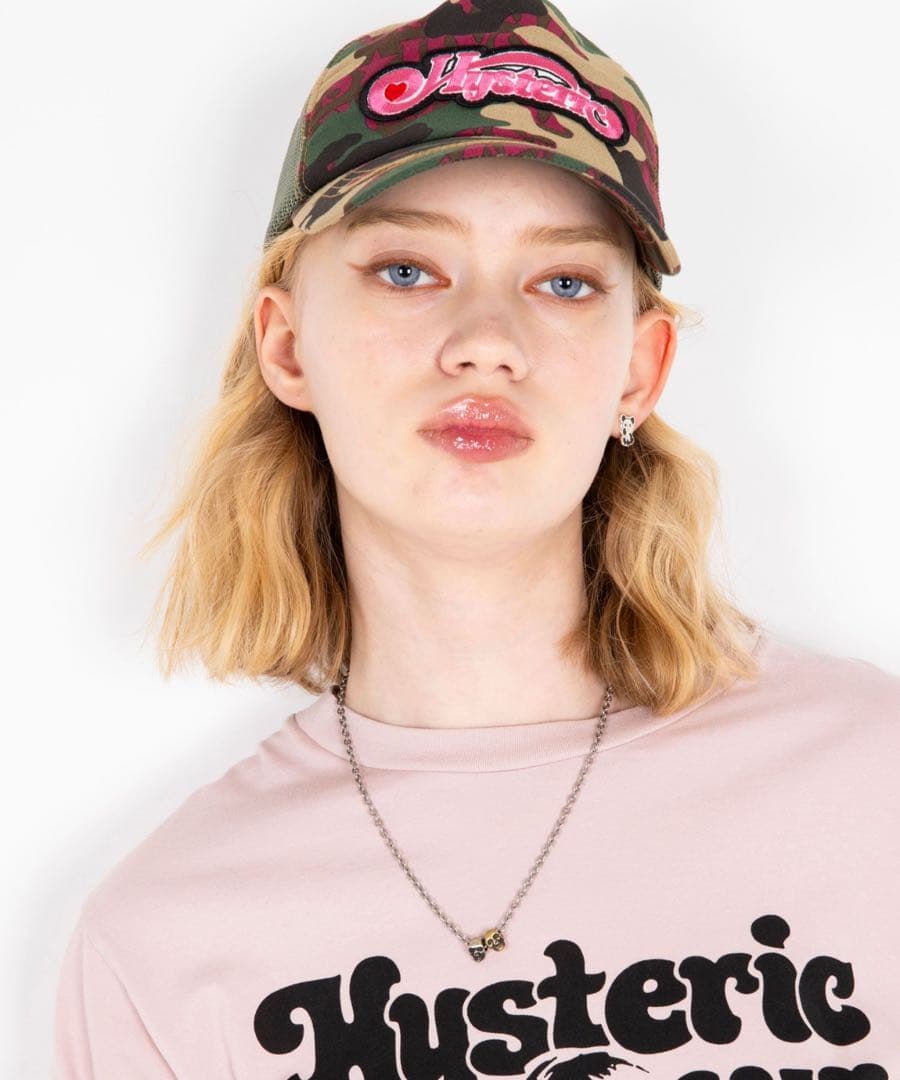 大人気！ヒステリックグラマー メッシュキャップ【WOODLAND HYS】