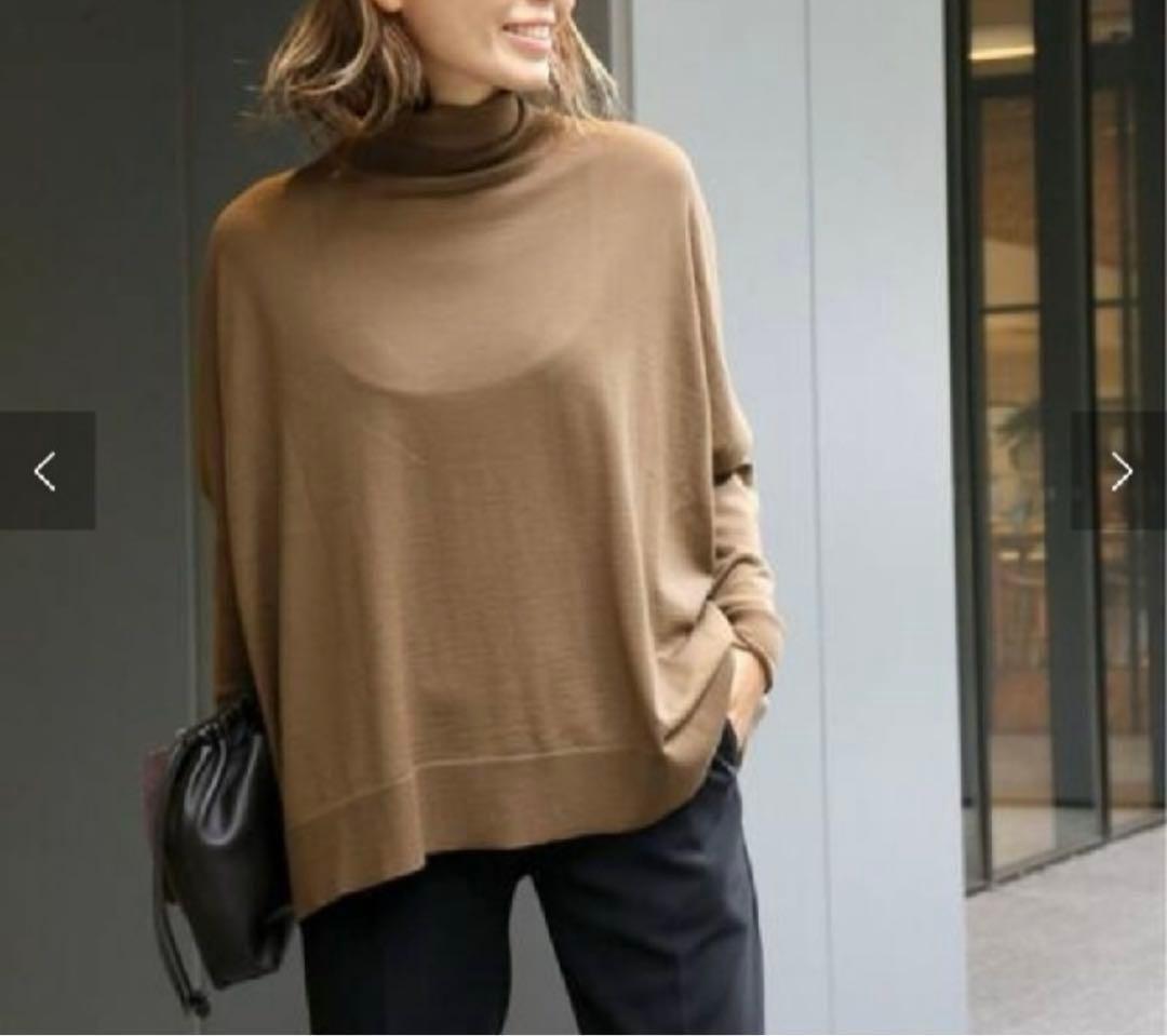 美品✨ドゥーズィエムクラス MILLENNIUM タートルネック キャメル