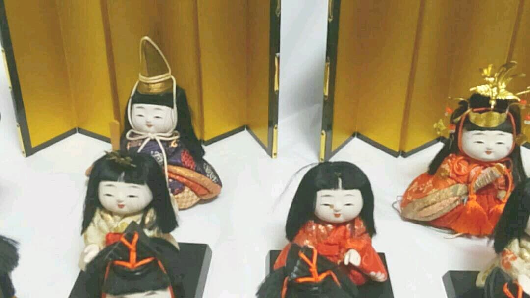 雛人形　昭和のヴィンテージ物　雛壇欠品　送料込み