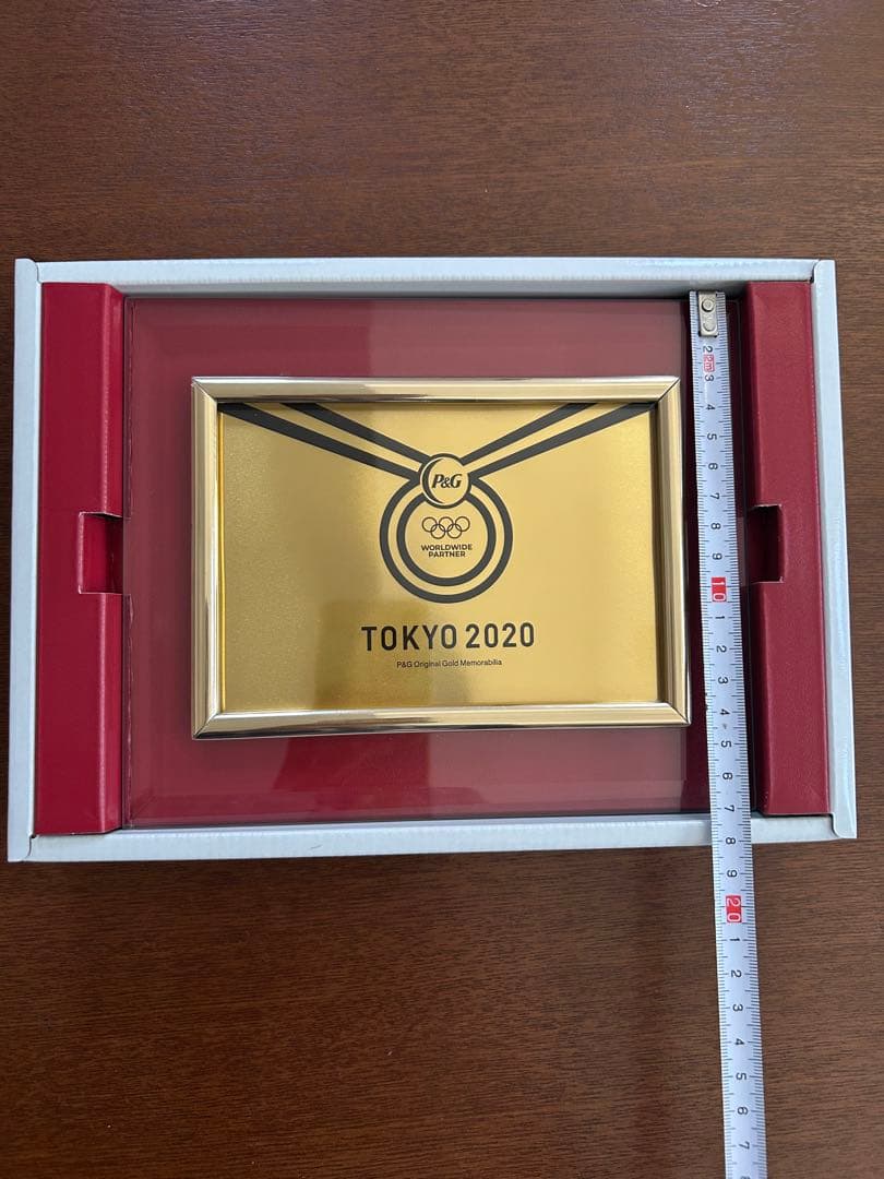 P&G 東京2020オリンピック 開催記念　純金プレート　3グラム
