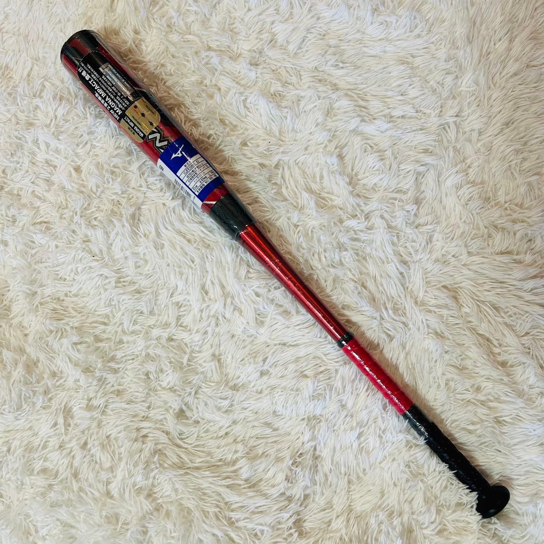 ■新品■　ミズノ 軟式用バット　83cm　マグナインパクト トップバランス　赤