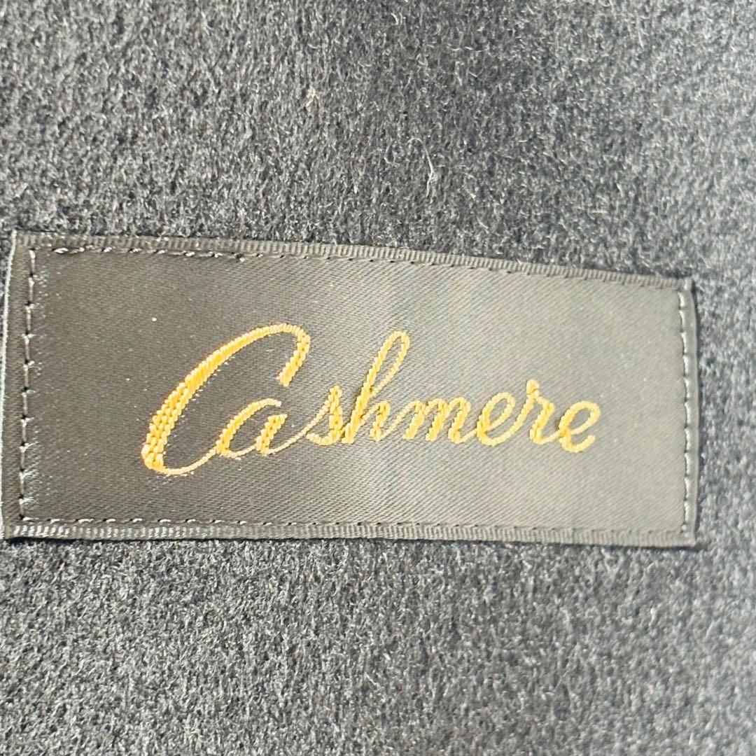 極美品 22 OCTOBRE カシミヤ 100% 黒 ダブル ロングコート