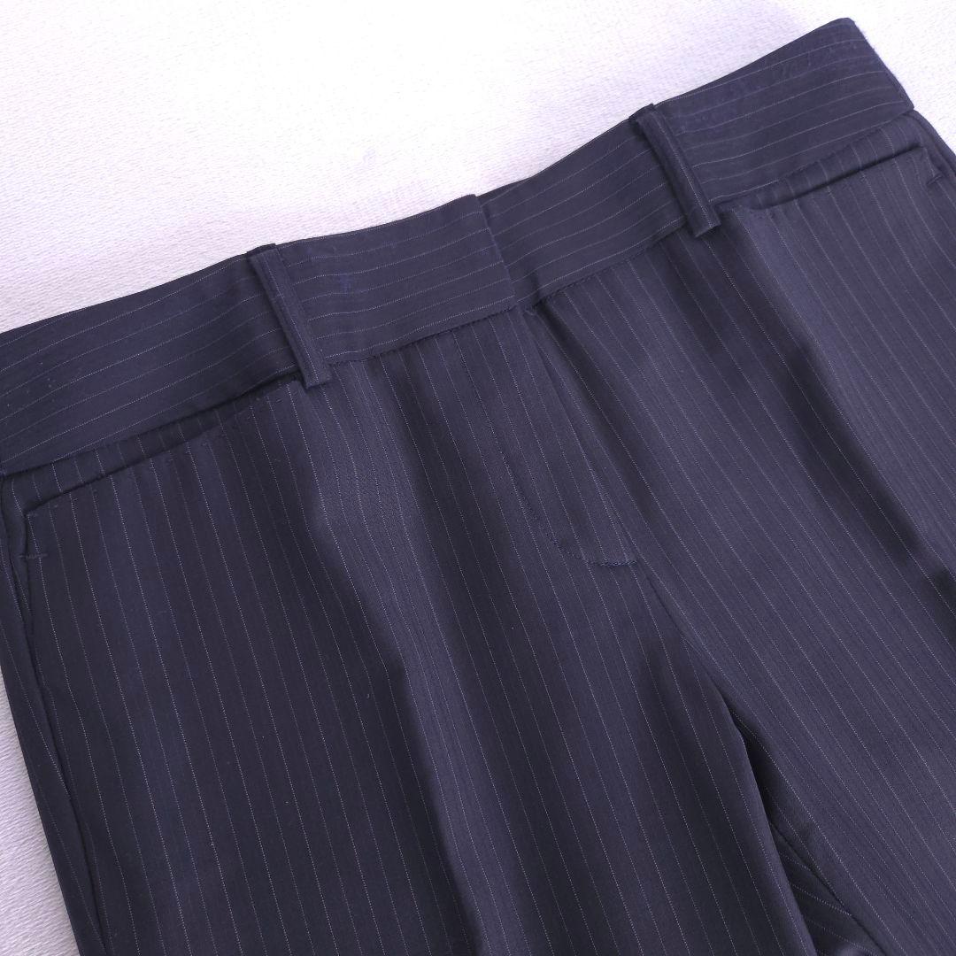 美品 アイシービー スーツ L セットアップ ストライプ ジャケット パンツ