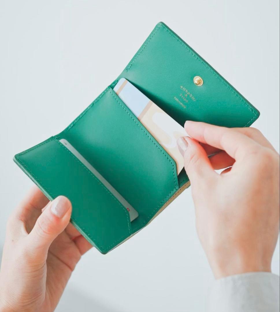 新品 北欧暮らしの道具店 手のひらサイズ 本革財布