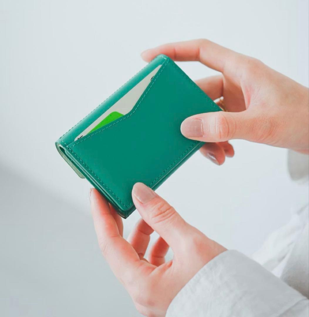 新品 北欧暮らしの道具店 手のひらサイズ 本革財布